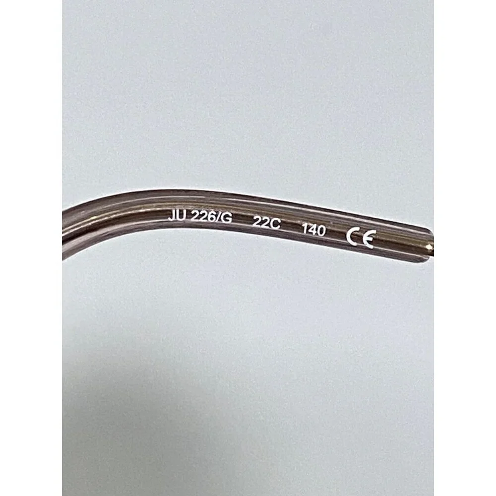 NEW Juicy Couture Pink Clear Metal Cat-Eye Frame RX Eyeglasses